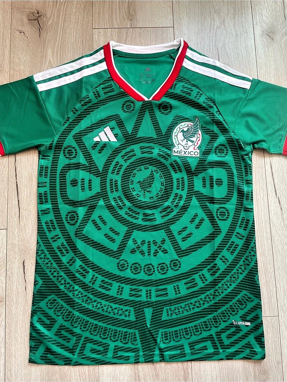adidas Mexico 2026 Home Jersey Green & Red Medium Like New